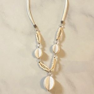 Beachy Neutral Statement Necklace